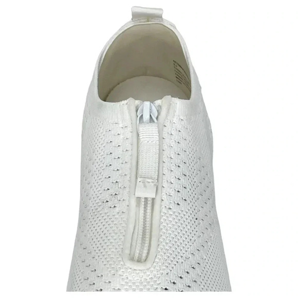 Anne Klein Terri White Knit Hidden Heels Womens Sneakers Size 8.5M - Picture 6 of 15